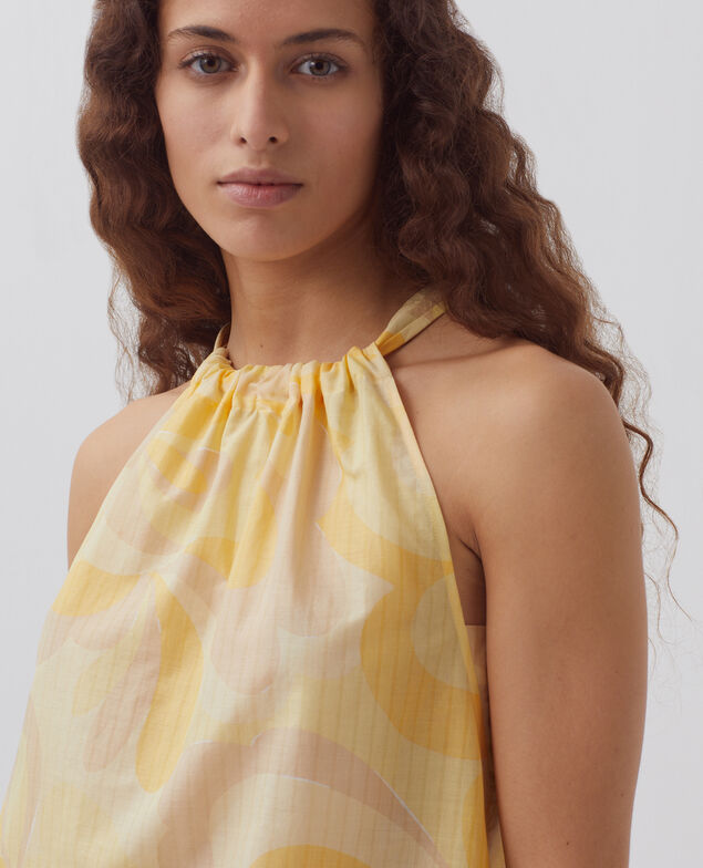 Top encolure américaine H413 anemone yellow