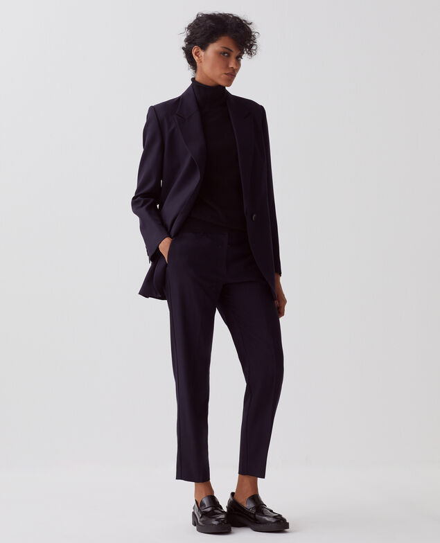Blazer en laine 7012c 69 navy