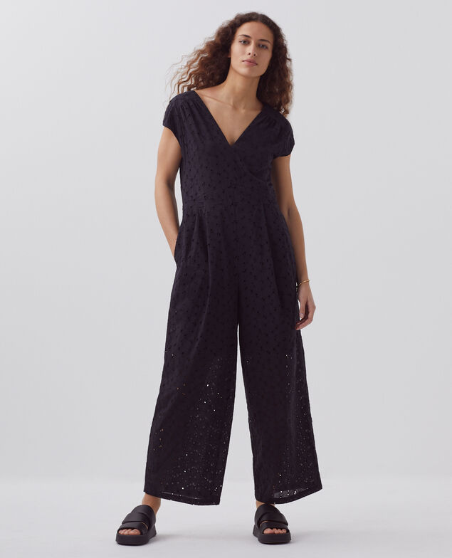 Combinaison broderie anglaise H091 black beauty