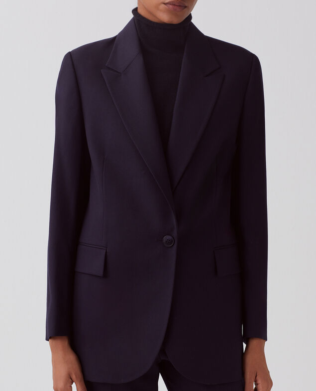 Blazer en laine 7012c 69 navy