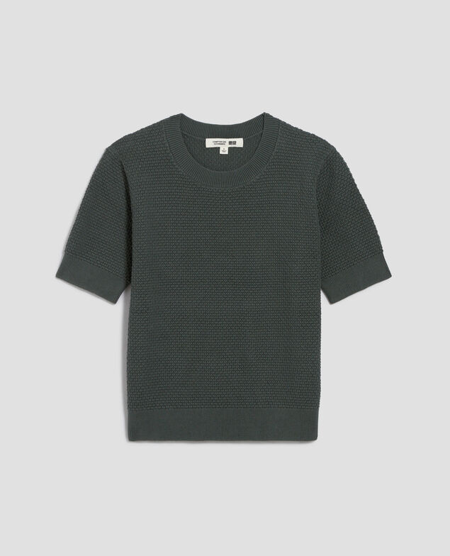 Pull à manches courtes en coton U540 green