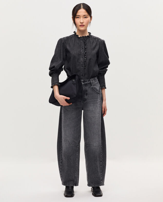 Jean barrel CHARLIE K081 dark gray