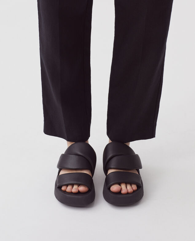 Sandales en cuir H096 black