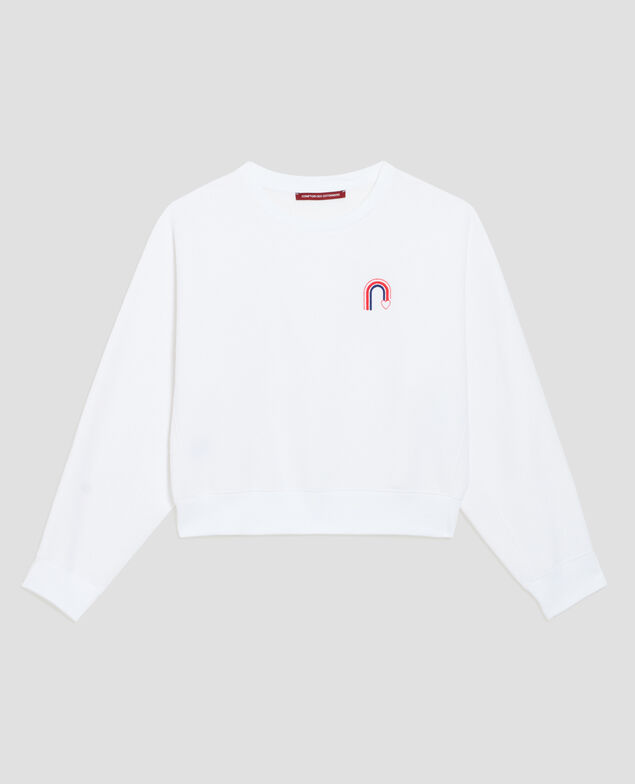 Sweat col rond forme boxy B150 brod c