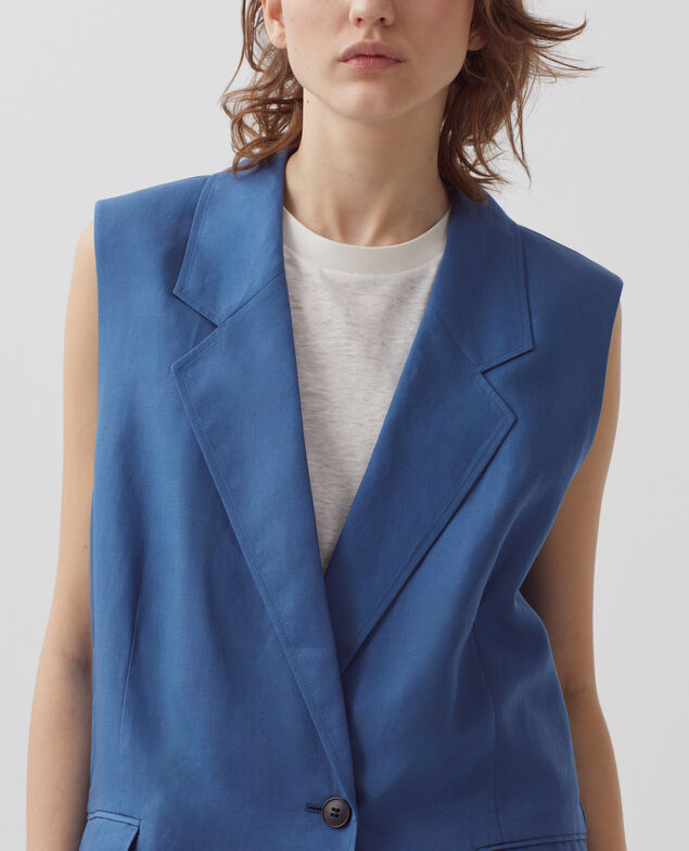 Veste de costume sans manches H640 moonlight blue