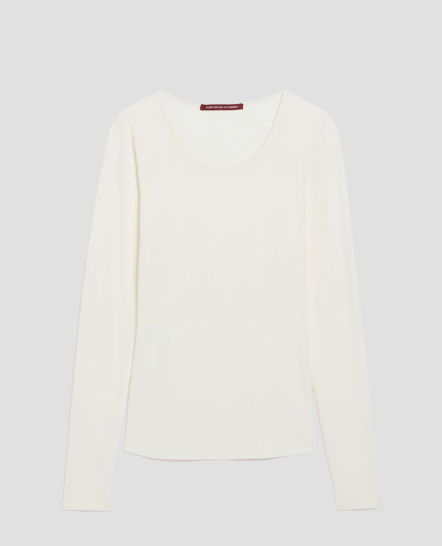 T-shirt seconde peau A040 ivory