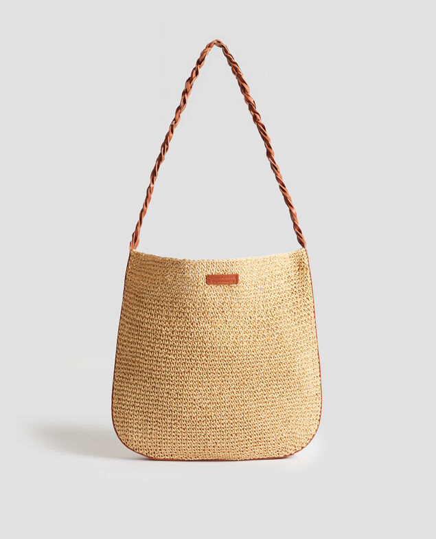 Sac à bandoulière en crochet 7003 30 natural