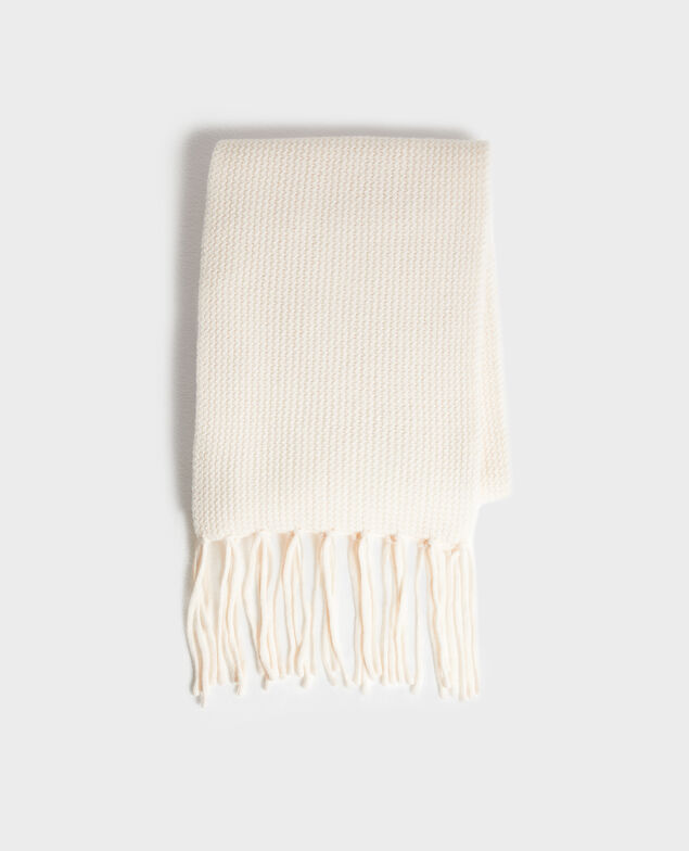 Écharpe en laine 8842 01 offwhite