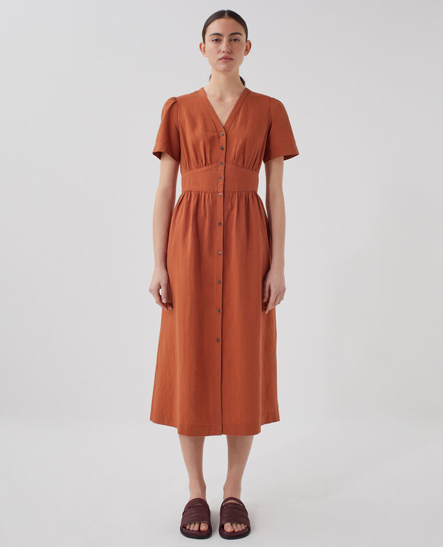 Robe midi U260 orange