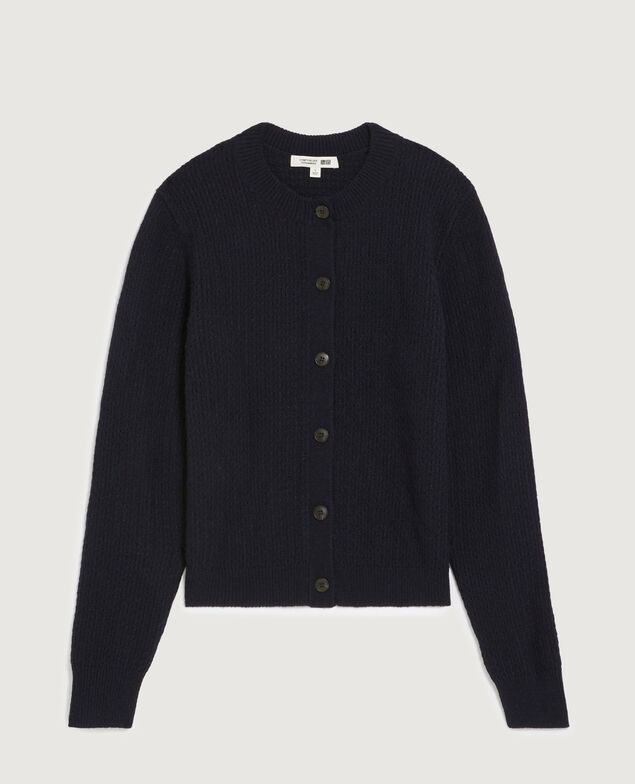 Cardigan col rond  U690 navy