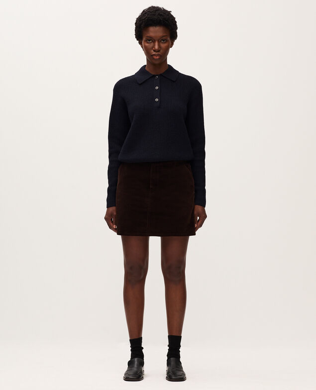 Pull col polo U690 navy