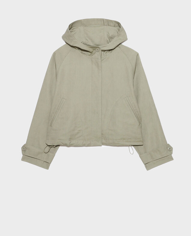 Blouson en lin mélangé 0560 vetiver
