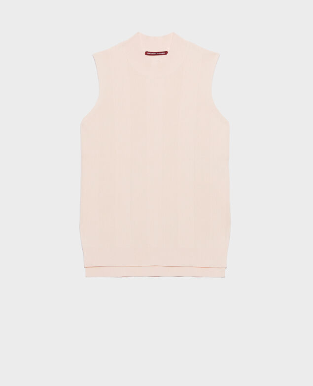Pull débardeur en coton 0100 pink marshmallow