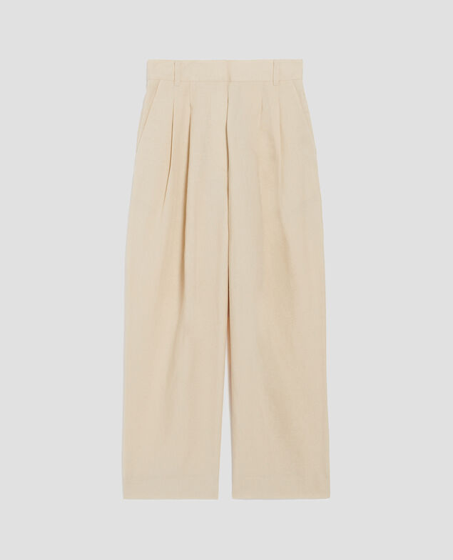 Pantalon carrot PEGGY H311 oyester gray