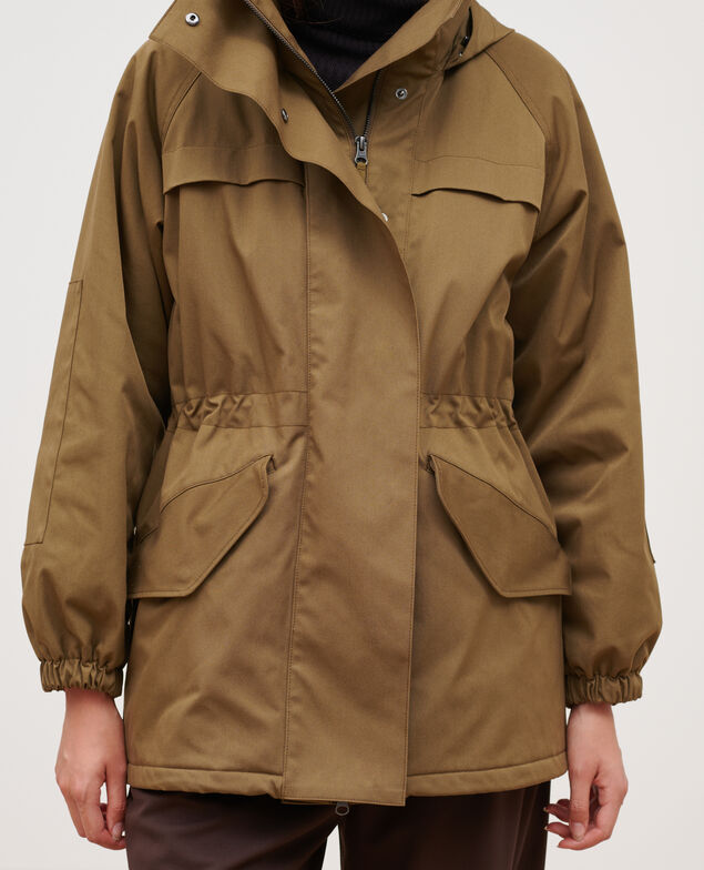 Parka mi-longue A333 solid khaki