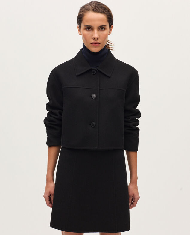 Veste courte double face H091 black beauty