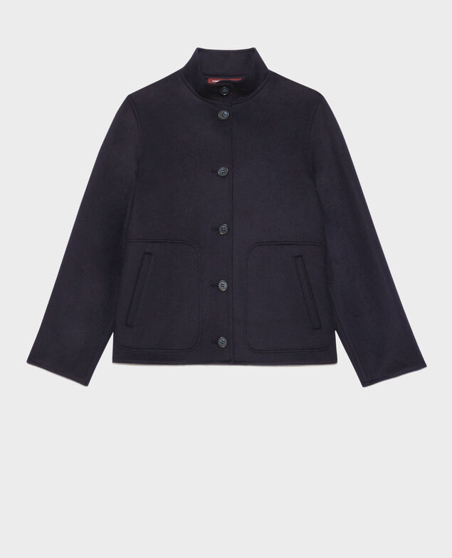 Blouson double face laine et cachemire 7012c 69 navy