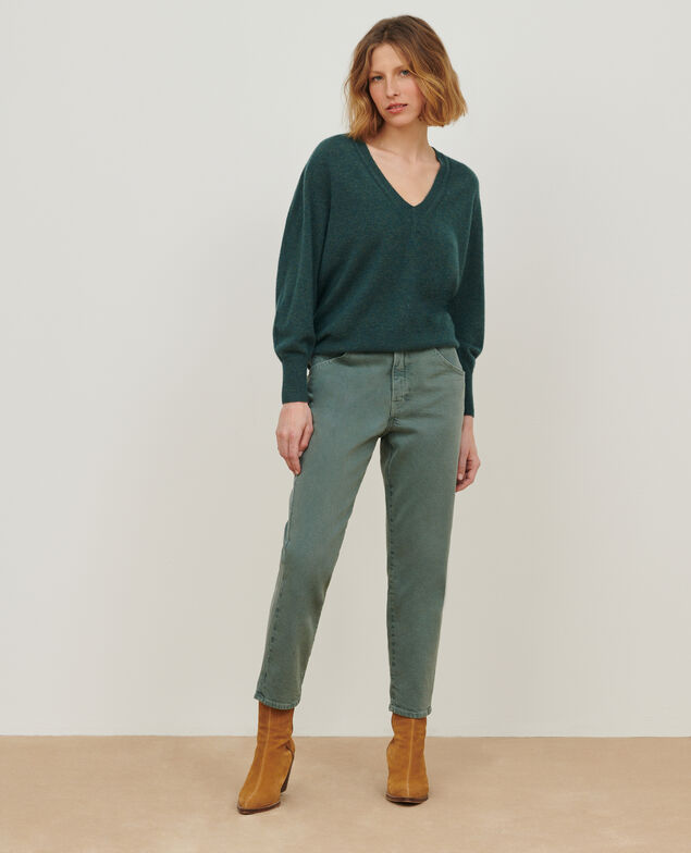 Pull en cachemire 8817 58 darkgreen