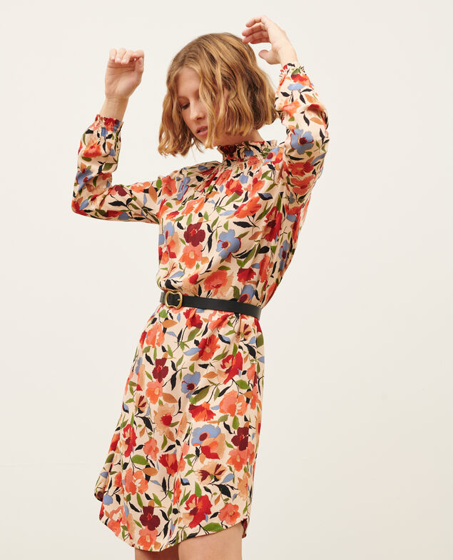 AGLAE - Robe fluide imprimée 8857 31 beige print