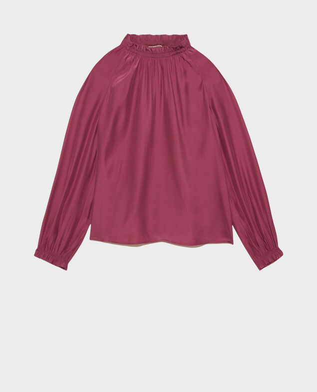 Blouse en soie Damson