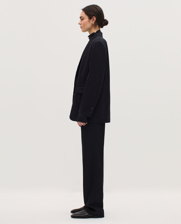 Veste de tailleur en laine H091 black beauty