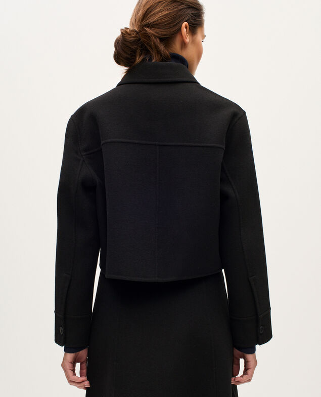 Veste courte double face H091 black beauty