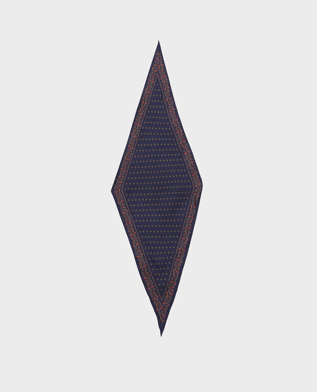 Foulard en soie format losange Night sky