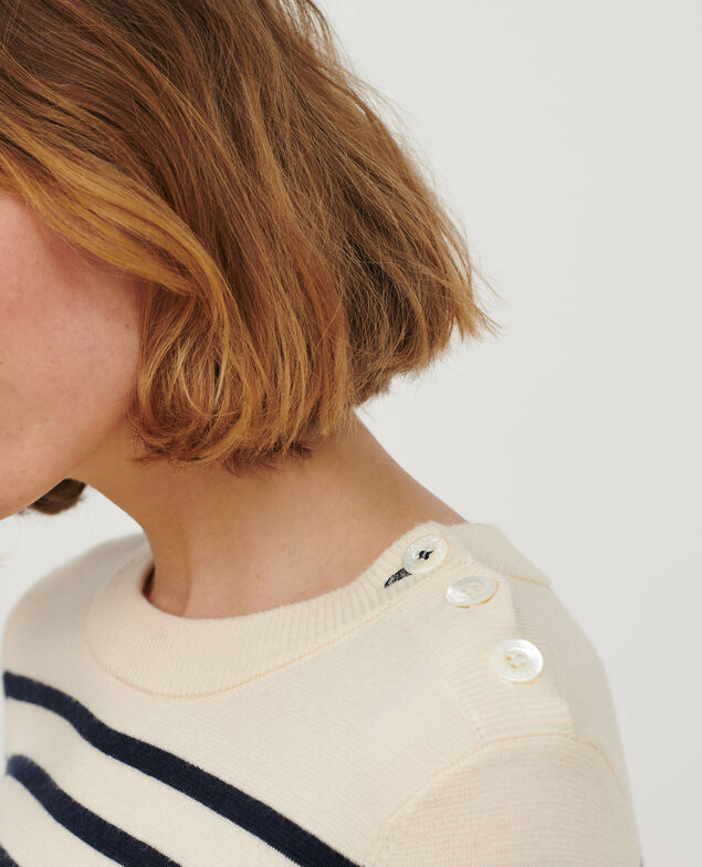 MADDY - Pull marin en laine mérinos Stp jtst nsky