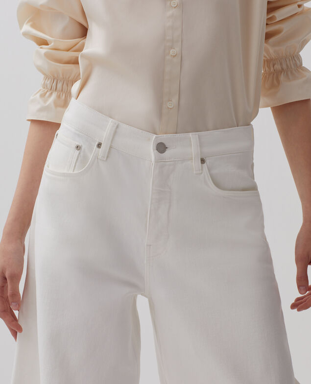 Jean wide JEANETTE H003 white