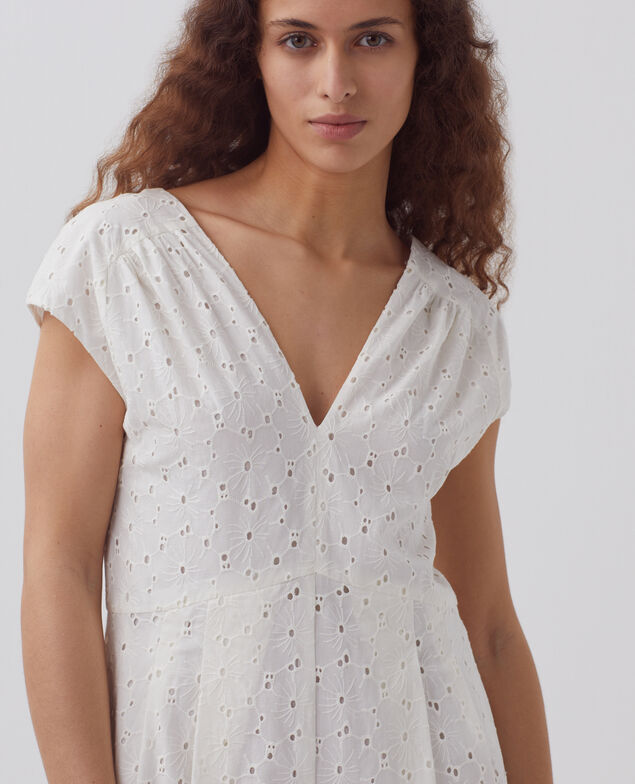 Combinaison broderie anglaise H003 white