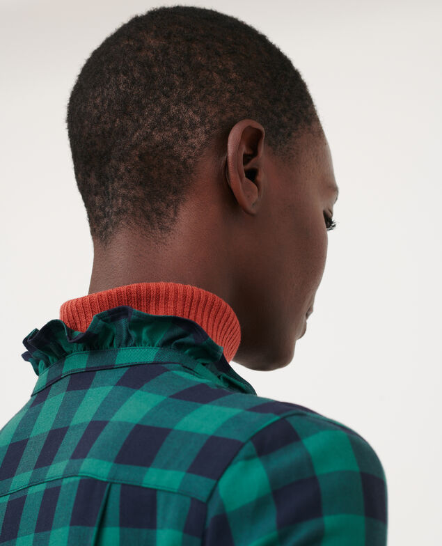 Chemise fluide à carreaux 8866 55 green check