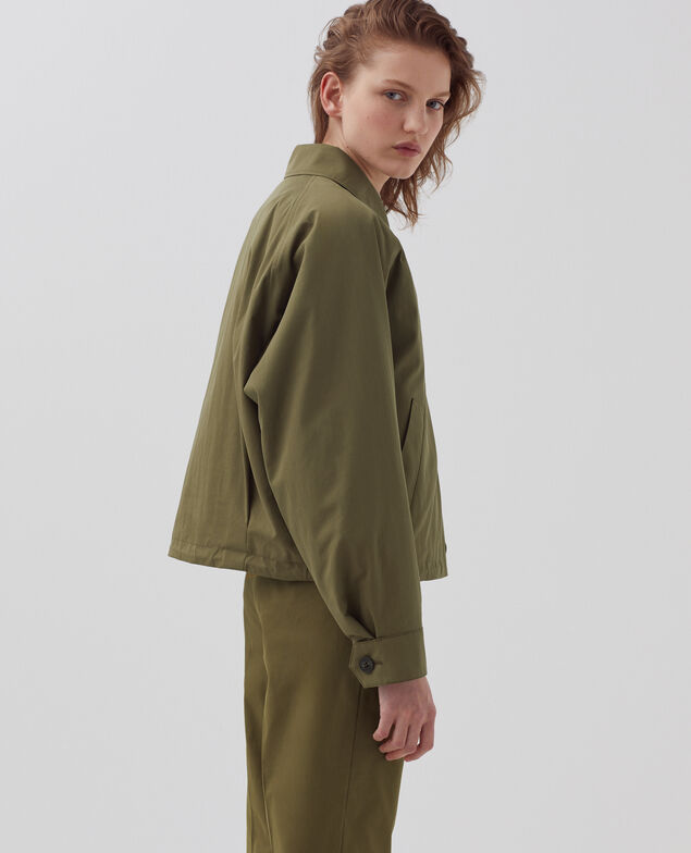 Blouson court H570 military olive