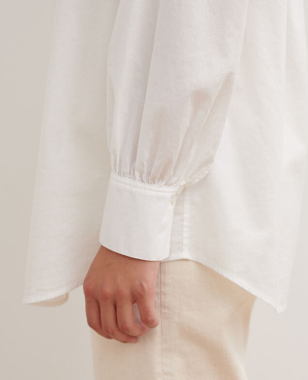Chemise tunique en coton 0007 white
