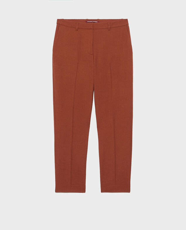 Pantalon cigarette MARGUERITE 8808 18 wine