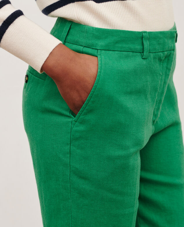 Pantalon cigarette MARGUERITE 0542 pine green