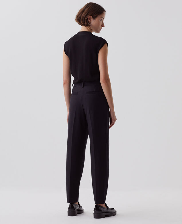 Pantalon carrot CAMILLE H091 black beauty