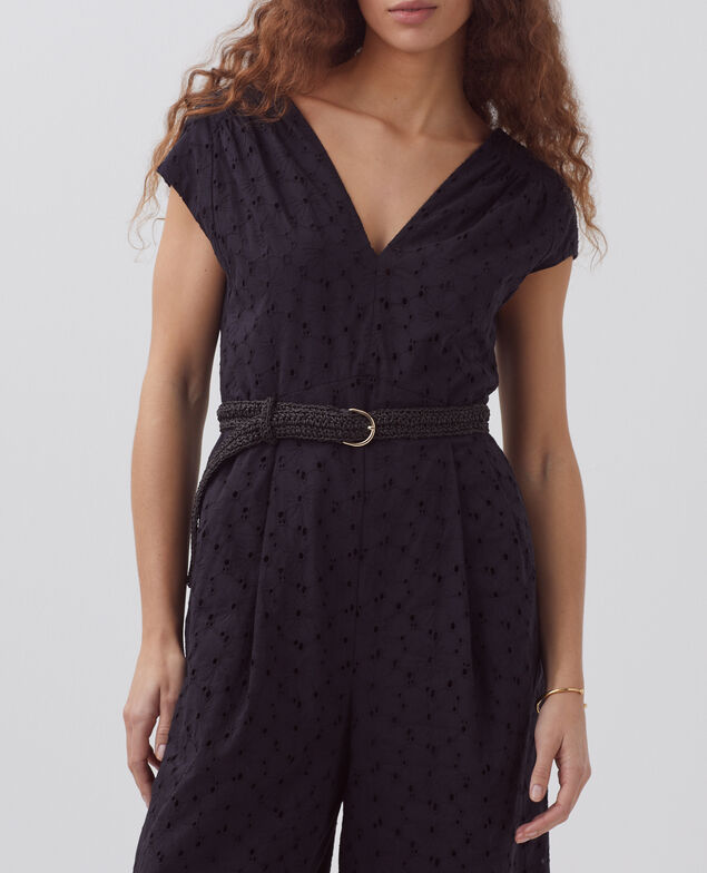 Combinaison broderie anglaise H091 black beauty