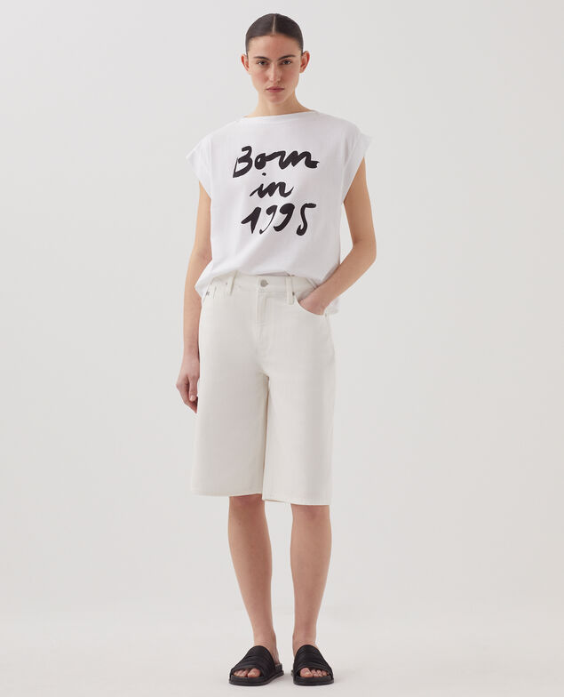Jort en coton H003 white