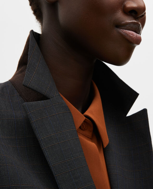Blazer d'homme en laine prince de galles Check-wool-pattern-tailoring