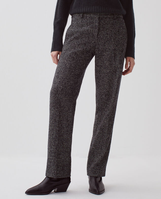 Pantalon droit COLETTE I097 neppie black