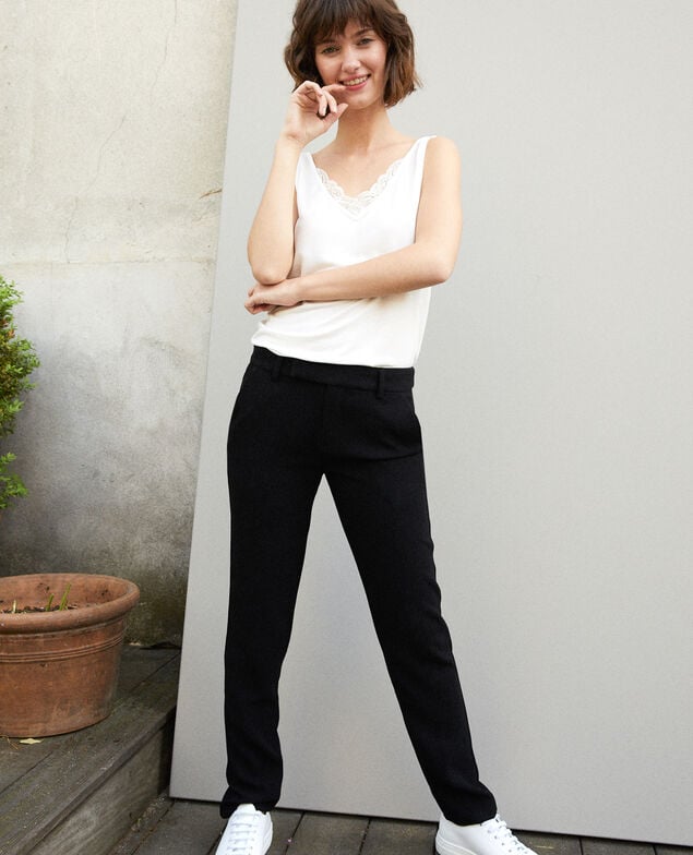 Pantalon de type tailleur Noir