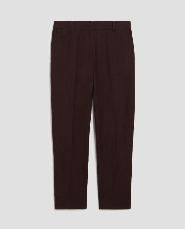 Pantalon cigarette MARGUERITE J790 chocolate plum