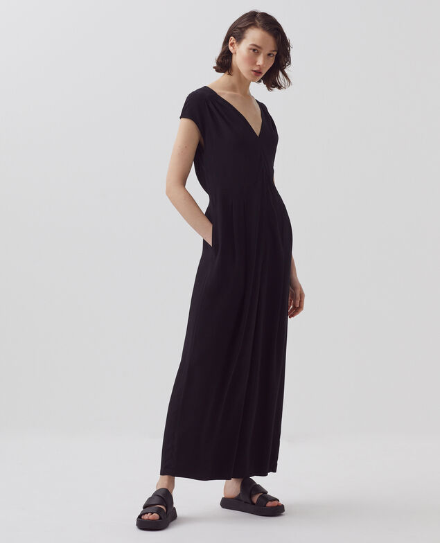 Combinaison fluide sans manches H091 black beauty