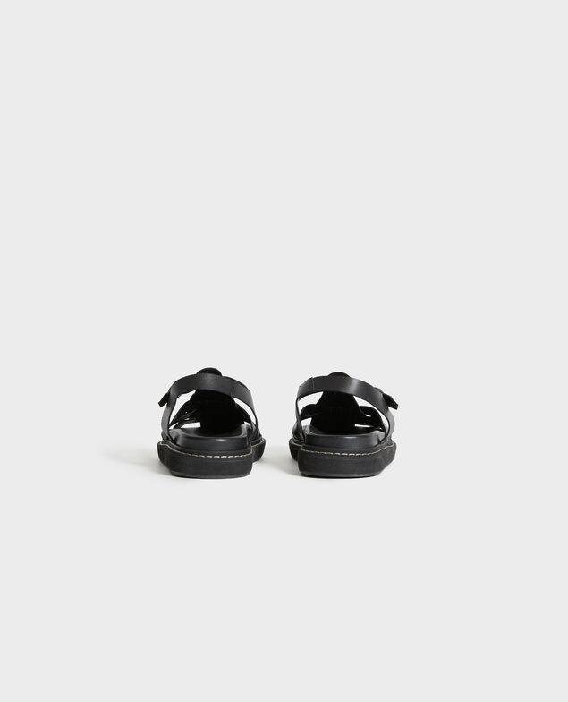 Sandales en cuir 09 black