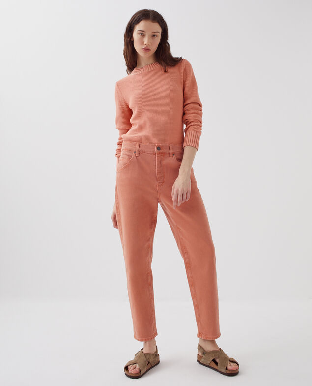 Jean slouchy RITA H120 dark pink