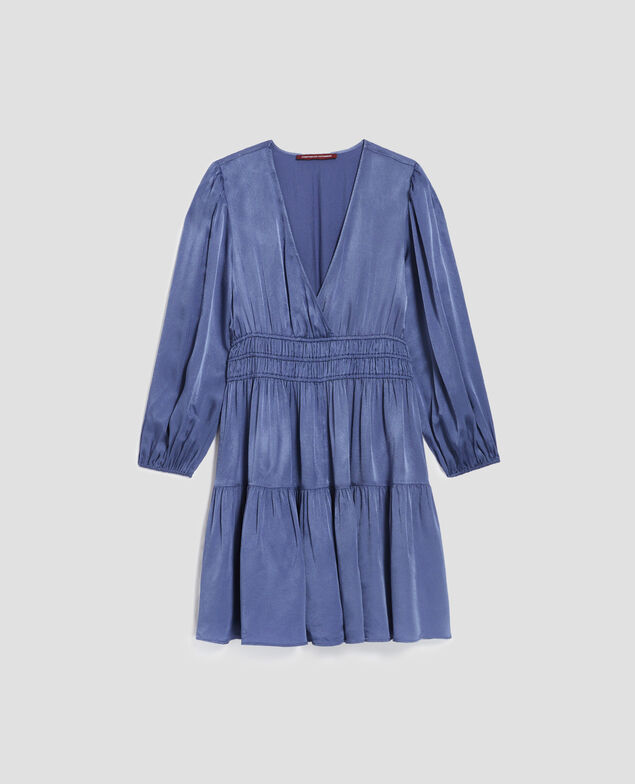Robe courte fluide I640 gray blue