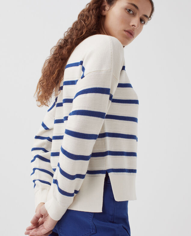 MADO - Pull en laine mérinos H650 st wisteria