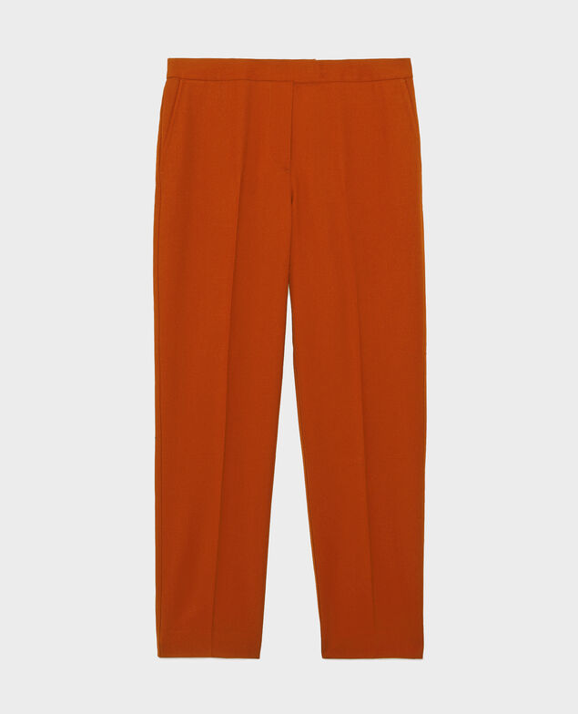 Pantalon cigarette MARGUERITE Umber