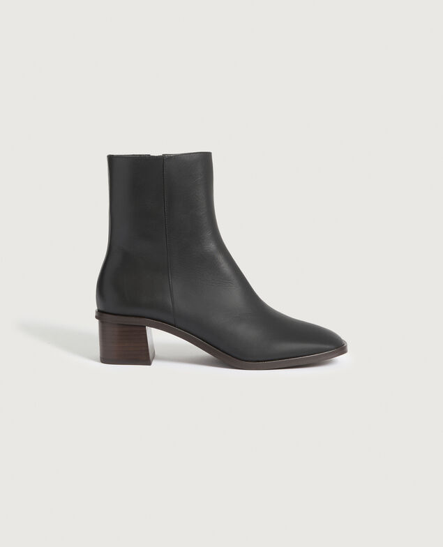 Boots en cuir H091 black beauty