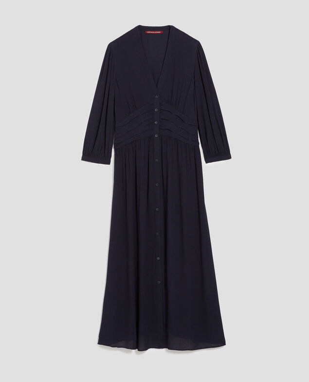 Robe longue fluide H695 night sky